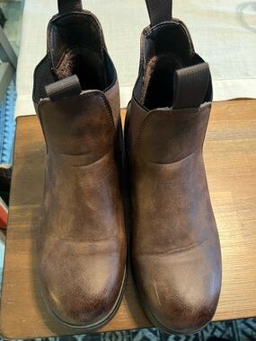 Brown Chelsea Ankle Boots